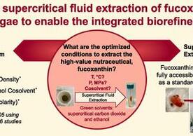 Elucidating supercritical fluid extraction of fucoxanthin from algae to enable the integrated biorefinery