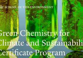 Green Chemistry for Climate and Sustainability Certificate Program